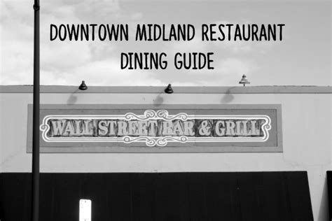 Midland Downtown Restaurants – Midland Menus