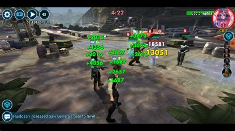 3v3 Sana Han Chewie Speed Up 80 AP Vs Aphra BT 1 0 0 0 155 AP