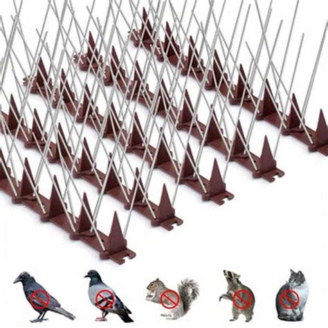 6pcs Bird Deterrent Spikes, Outdoor Bird Repellent Device, Anti-Pigeon ...