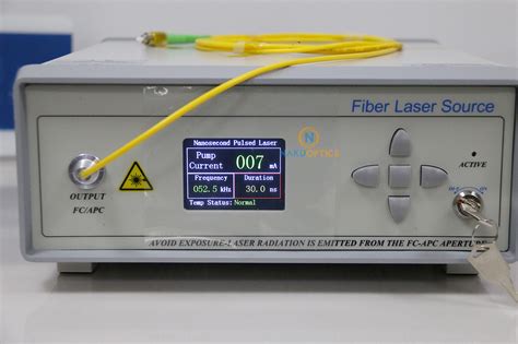 Nano Second Pulse Laser 1550nm 10W Peak Power SM Fiber Output NakuOptics