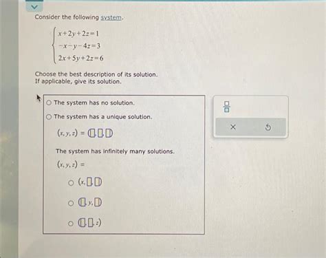 Solved Consider the following system. | Chegg.com 