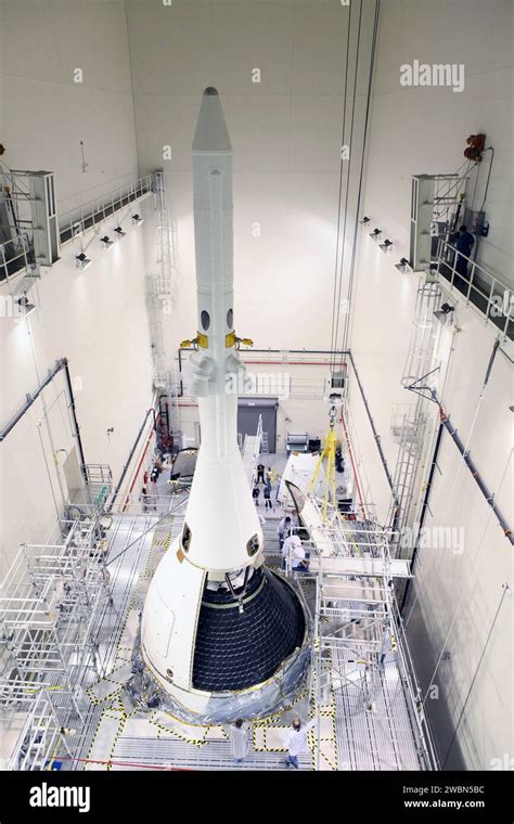 The Last Major Assembly Operation To Prepare Orion For Exploration