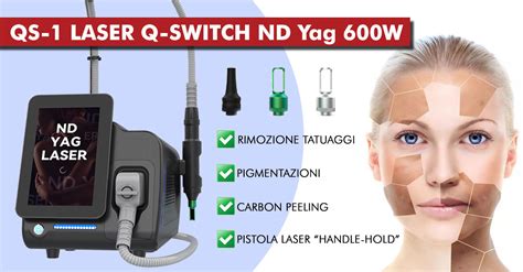 QS 1 Laser Q Switched ND Yag 600W Handy Line BeautyMedlux Italia