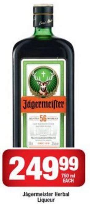 Jagermeister Herbal Liqueur Ml Each Offer At Ok Liquor