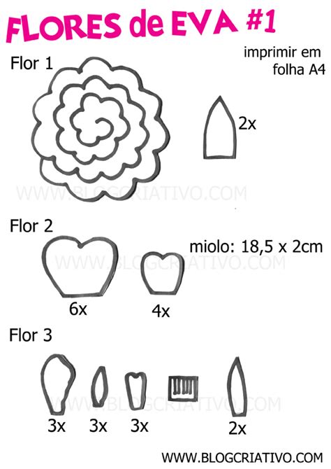 Blog Criativo Fa A Voc Mesma Flores De Eva Sem Frisador Diy Flor