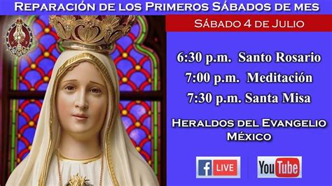 Comuni N Reparadora De Los Primeros S Bados Heraldos Del Evangelio Mx