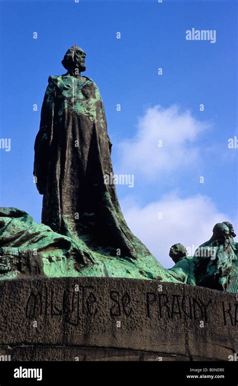 Jan Hus Statue, Prague, Czech Republic Stock Photo - Alamy