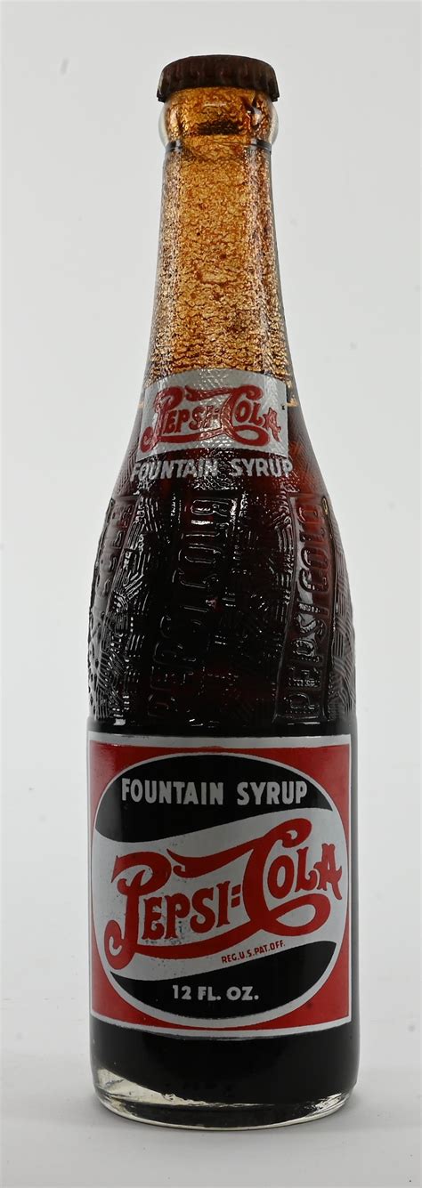 Sold Price Vintage Pepsi Cola Fountain Syrup Bottle Salisbury MD