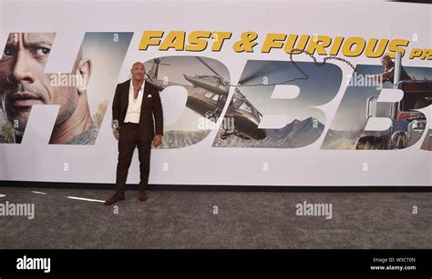 HOLLYWOOD, CA - JULY 13: Dwayne Johnson attends the Premiere Of ...