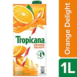 Buy Tropicana Fruit Juice Delight Orange Ml Tetra Online At Best