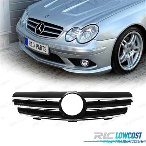 CALANDRE SPORT POUR MERCEDES CLK W209 02 LOOK SPORT NOIR CH