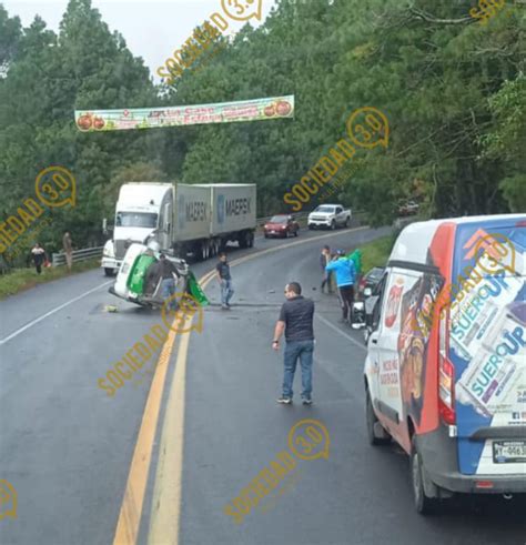 Dos Lesionados Y Un Muerto Tras Accidente En La Carretera Xalapa Perote