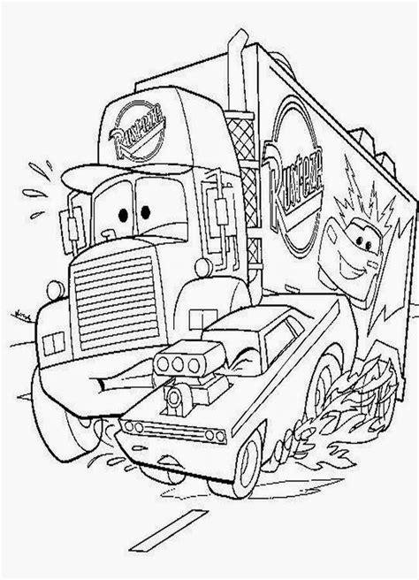 Disney Cars Printable Coloring Pages