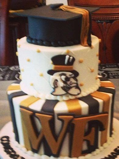 Wake Forest Demon Deacons Cake Graduation Pinterest Wake