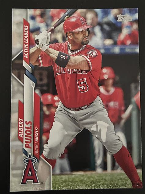 Albert Pujols 2020 Topps Update Active Leaders U 142 Los Angeles