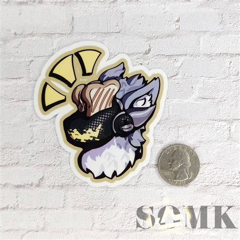 Protogen Toaster Cute Furry Vinyl Sticker Etsy Australia