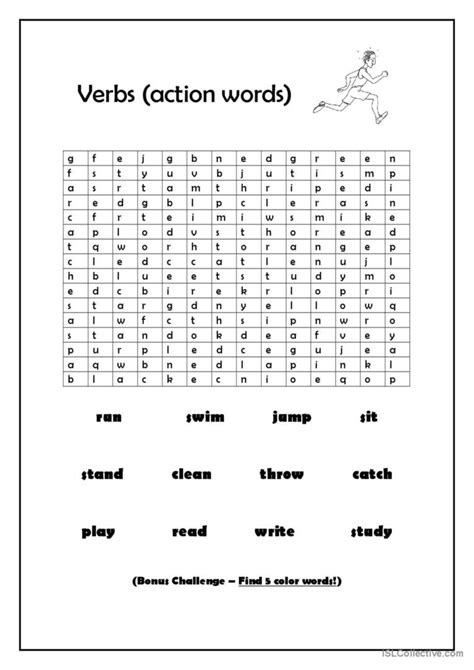 Verbs Word Search Verb Words Making Words Free Printable Word Searches Irregular Verbs