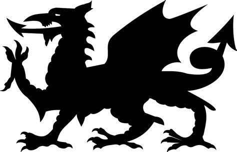 Download Dragon, Flag, Silhouette. Royalty-Free Vector Graphic - Pixabay