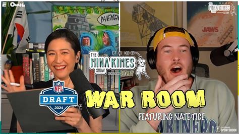 Drake Maye Over Caleb Williams War Room Mock Draft W Nate Tice Mina