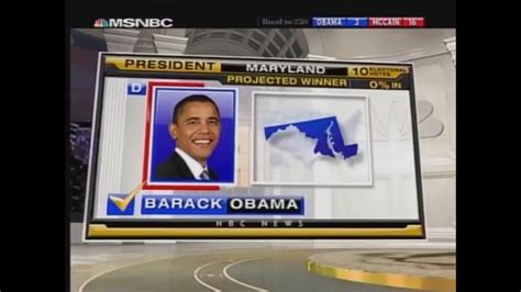 Msnbc Election Night State Calls And Results Youtube