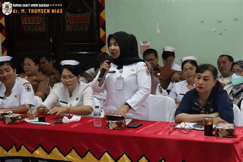 Rsud Dr M Thomsen Nias Melaksanakan Rapat Evaluasi Triwulan Pertama