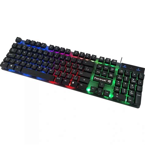 Teclado Gamer Rgb Blackfire Fortrek Preto West Provy