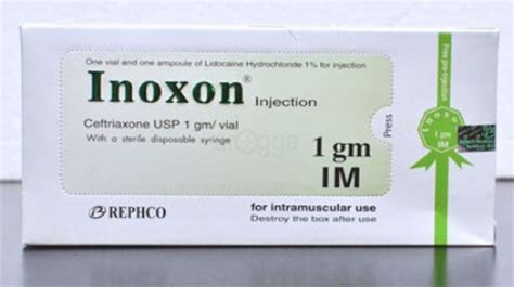 Inoxon IM 1gm Vial Injection Arogga Online Pharmacy