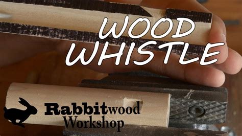 Easy To Make Whistle From Wood Dowels Youtube