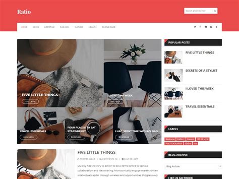 40 Best Free Responsive Blogger Templates 2019