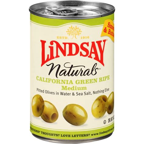 Lindsay Naturals Large Black Pitted Olives La Comprita