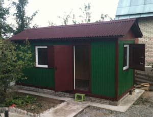 Каркас для хозблока из металла