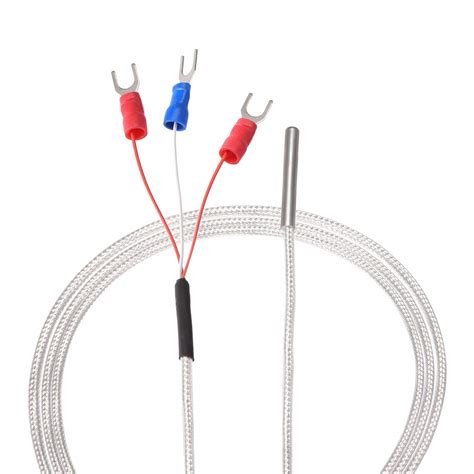 Uxcell Pt Rtd Temp Rature Capteur Sonde Fils C Ble Thermocouple