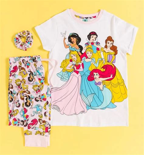 Women S Disney Princess Pyjama And Scrunchie Set