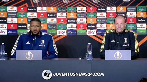 Conferenza Allegri E Bremer Pre Juventus Nantes Europa League