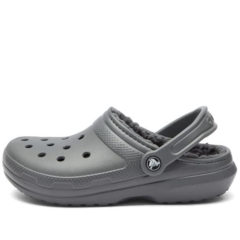 Crocs Classic Lined Clog Slate Grey And Smoke End Gb