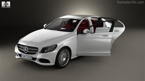 360 view of Mercedes-Benz C-class (W205) sedan with HQ interior 2017 3D ...