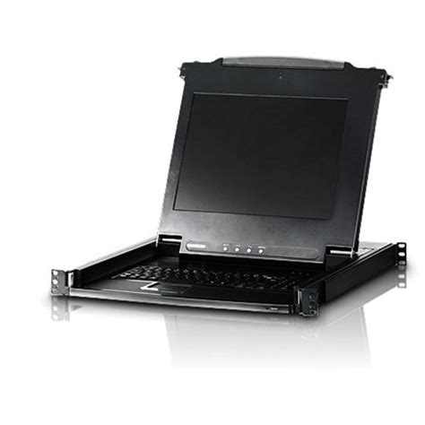 ATEN 17" Single Rail LCD Console CL1000M B&H Photo Video