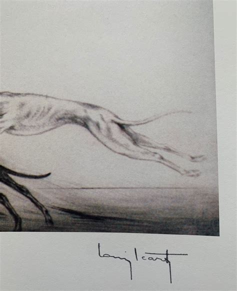 Louis Icart Coursing Ii Facsimile Signed Limited Edition Giclee Art