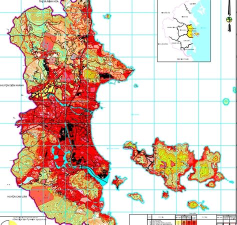 Bản đồ quy hoạch kế hoạch thành phố Nha Trang năm 2025