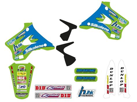 TECNOSEL Stickers Kit Team Kawasaki 1996 Buy Cheap FC Moto