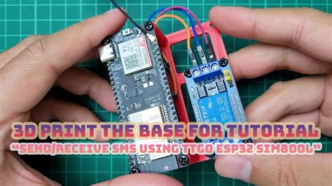 Base For Send Receive Sms Using Ttgo Esp Sim L Tutorial Youtube