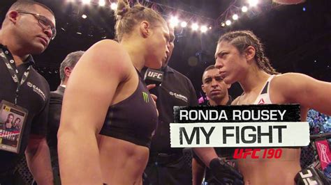 My Fight At UFC 190 Ronda Rousey YouTube