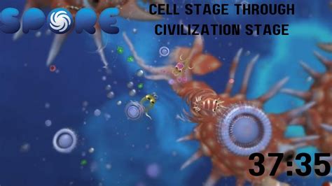 Spore Cell Stage Through Civilization Stage Speedrun 3735 Youtube