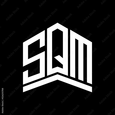 SQM letter logo design.SQM creative initials monogram vector letter ...