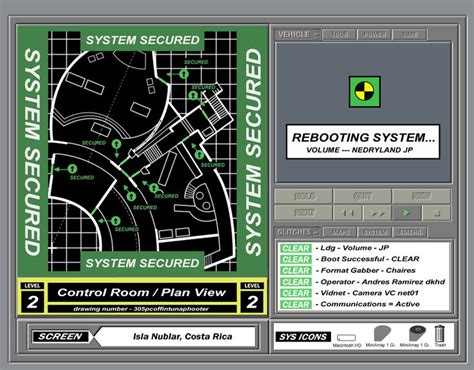 Jurassic Park Visitor Center Blueprints