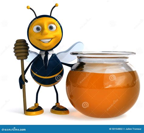 Fun Bee Stock Illustration Illustration Of Honey Nature 50154802