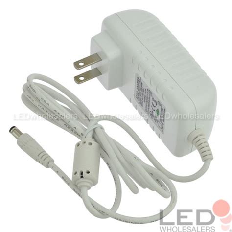 12V 2 5A 30W Wall Mount AC DC Power Adapter White LEDwholesalers