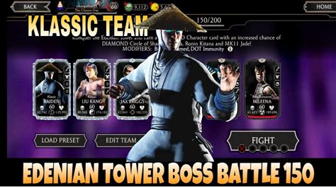 Edenian Tower Boss Battle 150 Reward😱 Mk Mobile Youtube