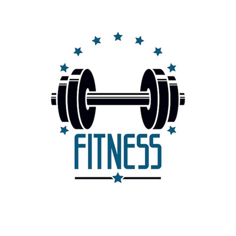 Plantilla De Logotipo De Gimnasio Y Fitness Emblema Vectorial De