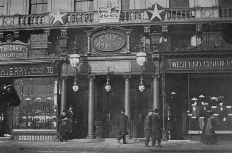 Victorian London Food And Drink Restaurants Cafe Royal